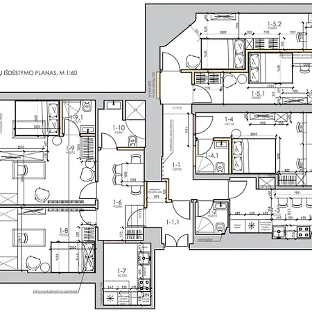 Domillion Duplex 11 Ppl 4baths Vokieciu V10c Апартаменти *